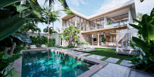 Luxury Tropical 3 Bedroom Pool Villa in Choeng Mon, Koh Samui – For Sale