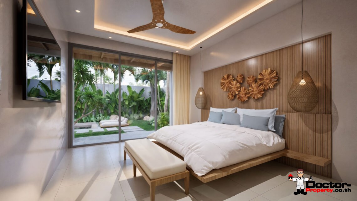 Luxury Tropical 3 Bedroom Pool Villa in Choeng Mon, Koh Samui – For Sale