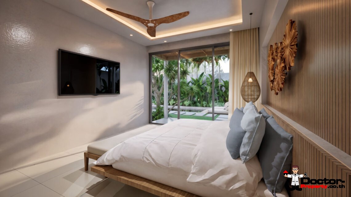 Luxury Tropical 3 Bedroom Pool Villa in Choeng Mon, Koh Samui – For Sale