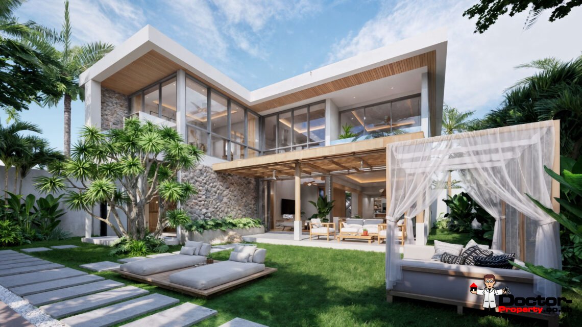 Luxury Tropical 3 Bedroom Pool Villa in Choeng Mon, Koh Samui – For Sale