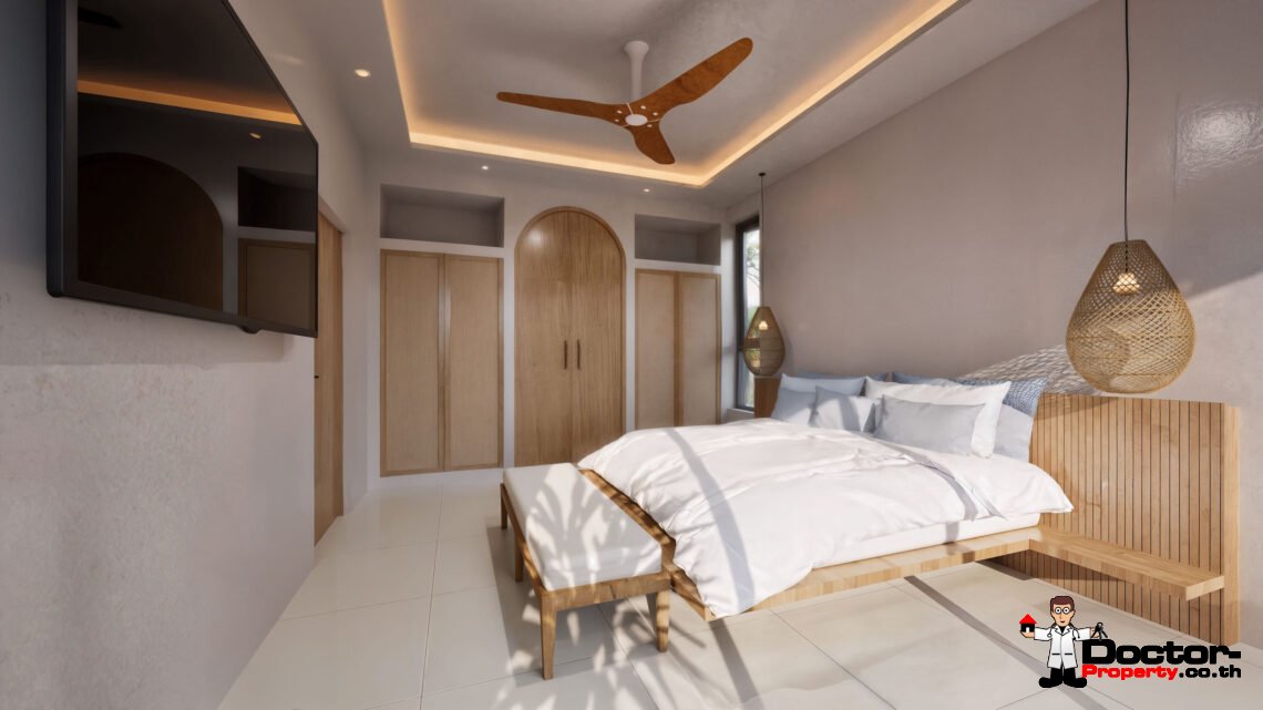 Luxury Tropical 3 Bedroom Pool Villa in Choeng Mon, Koh Samui – For Sale