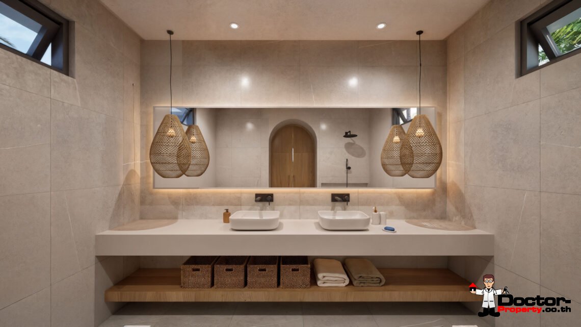 Luxury Tropical 3 Bedroom Pool Villa in Choeng Mon, Koh Samui – For Sale