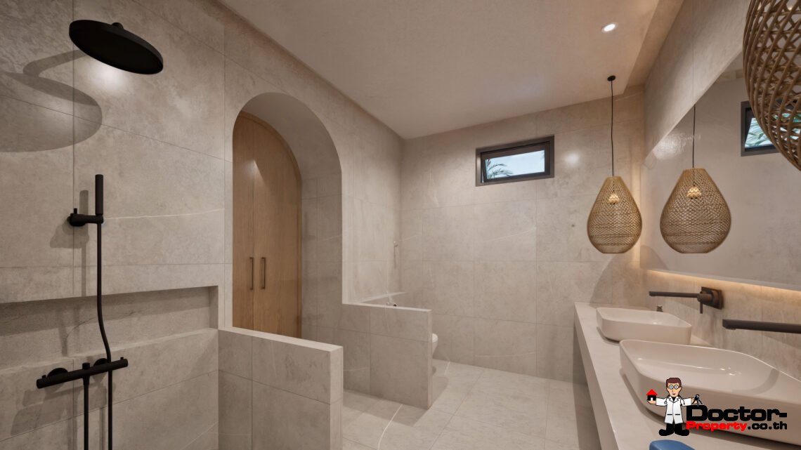 Luxury Tropical 3 Bedroom Pool Villa in Choeng Mon, Koh Samui – For Sale