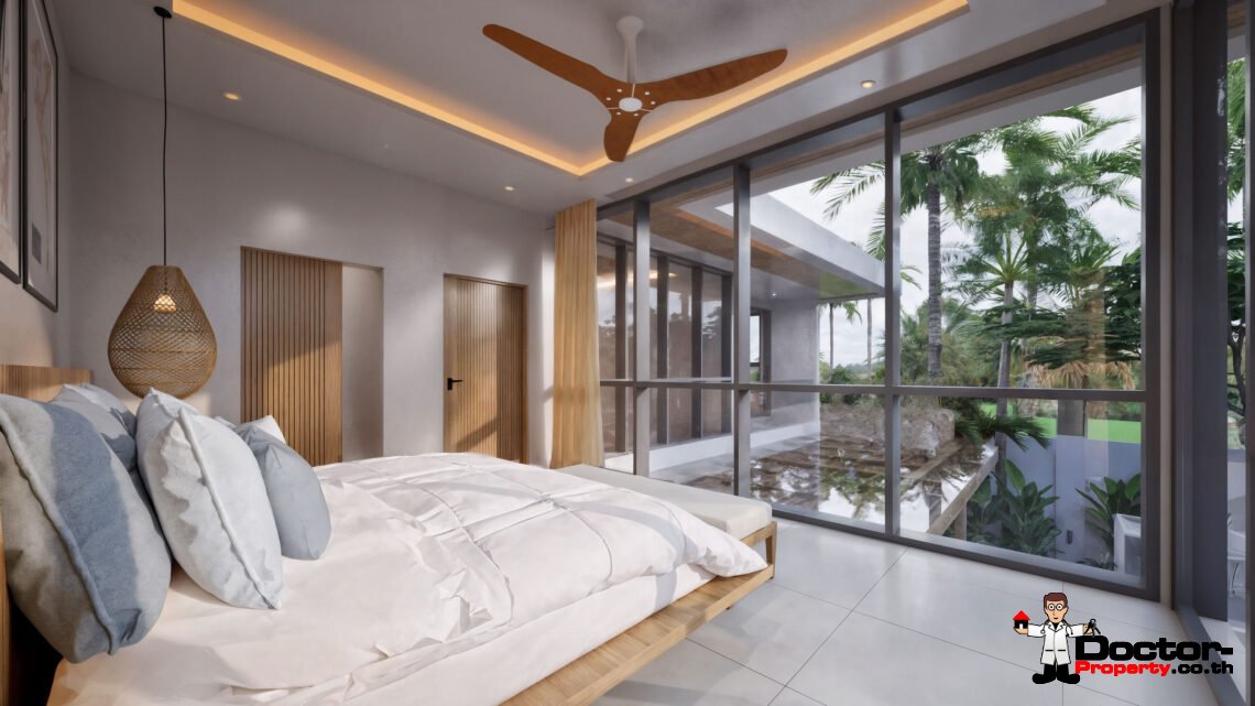 Luxury Tropical 3 Bedroom Pool Villa in Choeng Mon, Koh Samui – For Sale