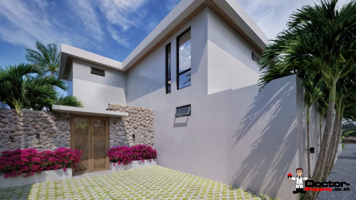 Luxury Tropical 3 Bedroom Pool Villa in Choeng Mon, Koh Samui – For Sale