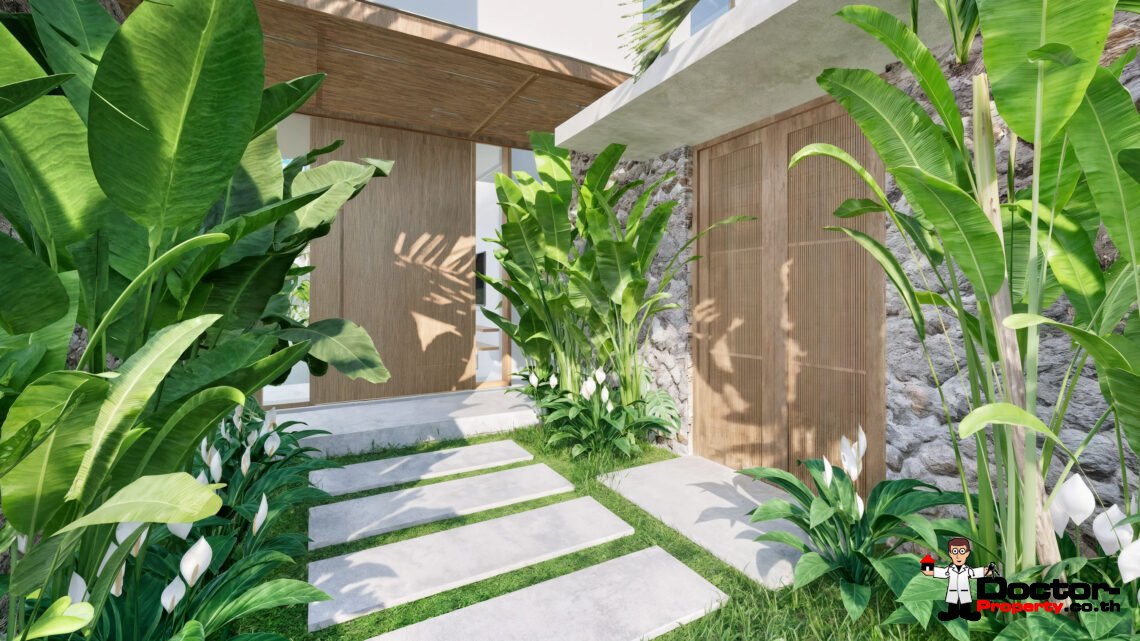 Luxury Tropical 3 Bedroom Pool Villa in Choeng Mon, Koh Samui – For Sale