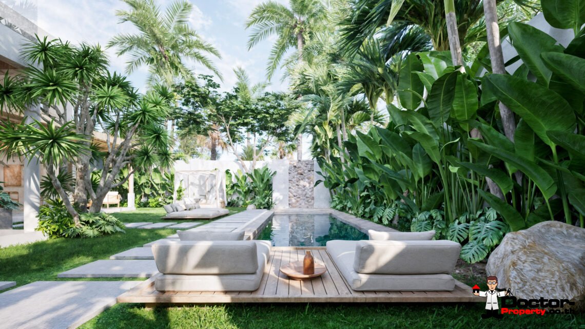 Luxury Tropical 3 Bedroom Pool Villa in Choeng Mon, Koh Samui – For Sale