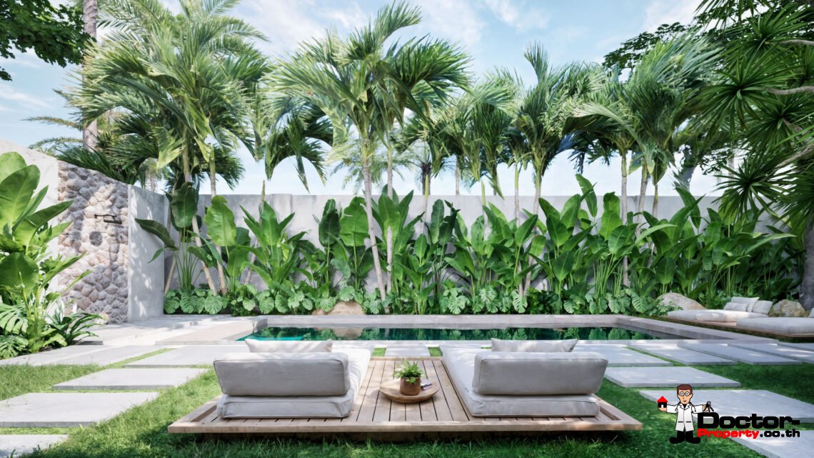 Luxury Tropical 3 Bedroom Pool Villa in Choeng Mon, Koh Samui – For Sale