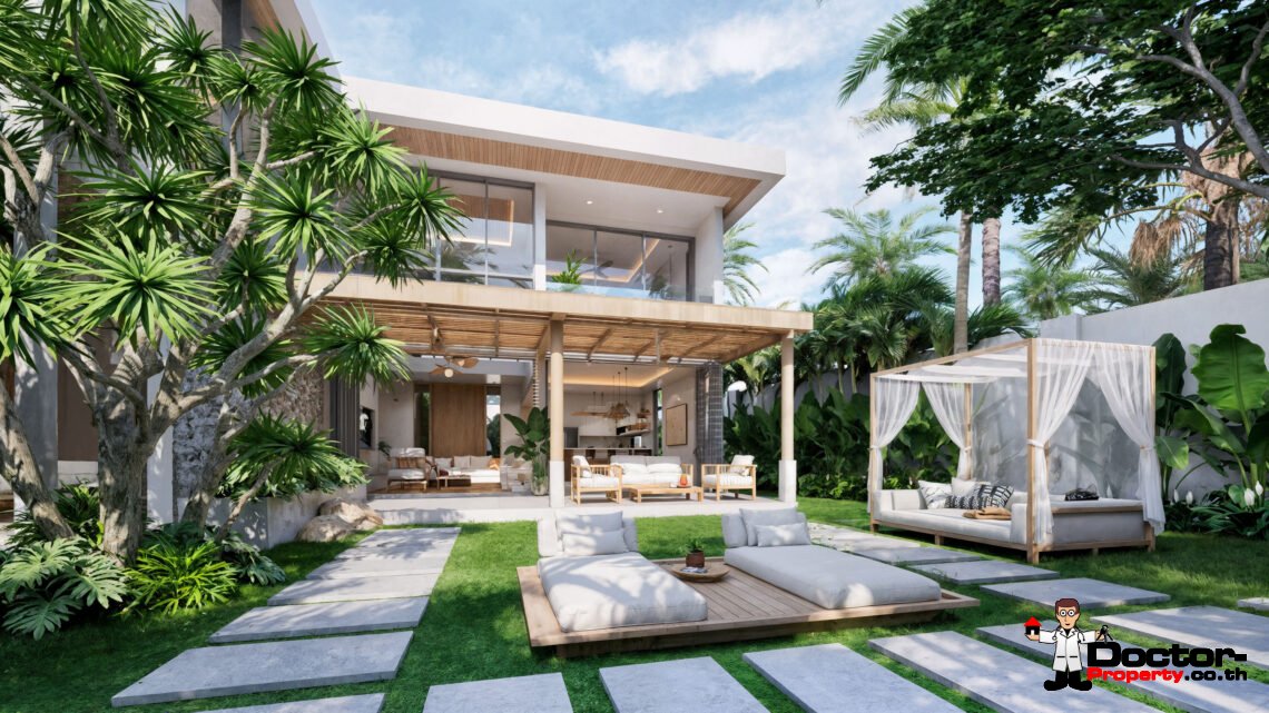 Luxury Tropical 3 Bedroom Pool Villa in Choeng Mon, Koh Samui – For Sale