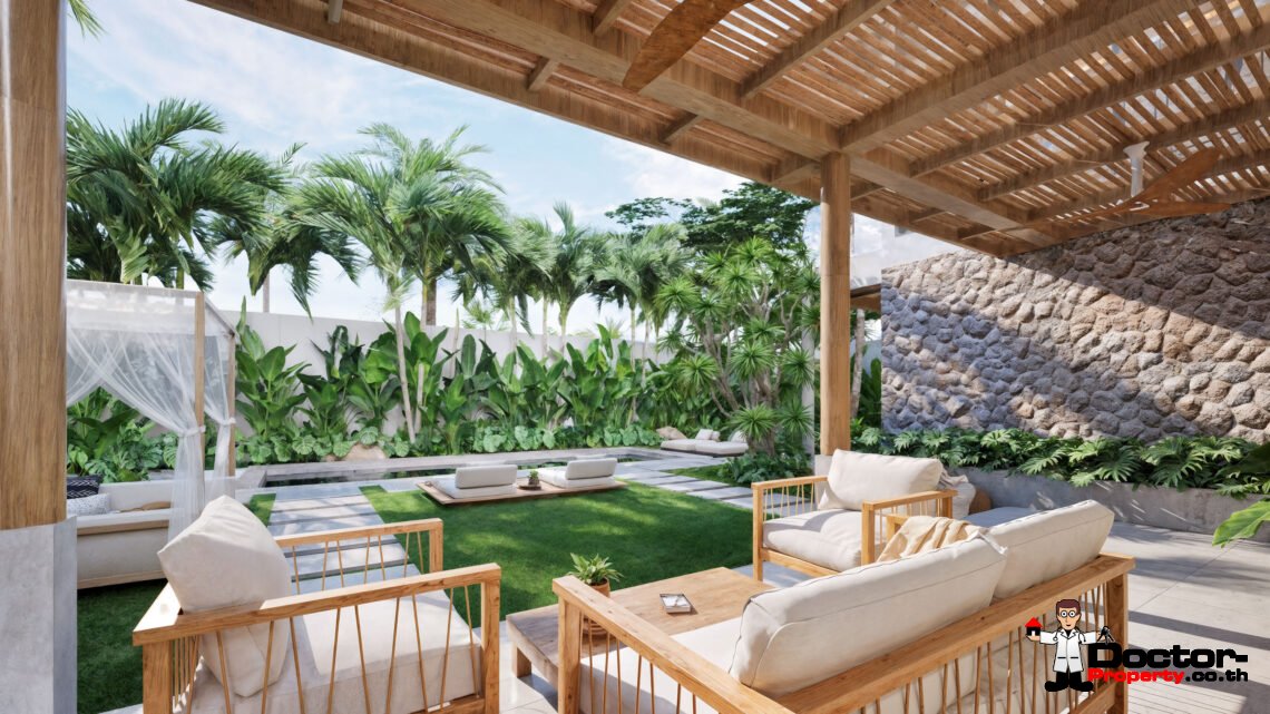 Luxury Tropical 3 Bedroom Pool Villa in Choeng Mon, Koh Samui – For Sale