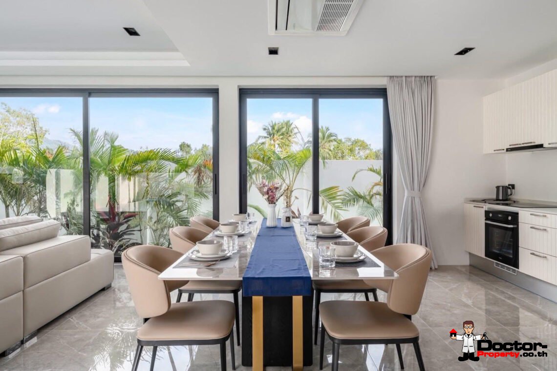 New Modern 3 Bedroom Pool Villa in Na Mueang, Koh Samui – For Sale