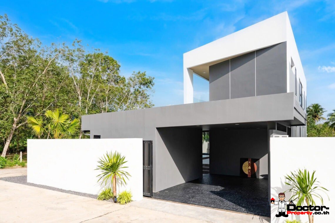 New Modern 3 Bedroom Pool Villa in Na Mueang, Koh Samui – For Sale