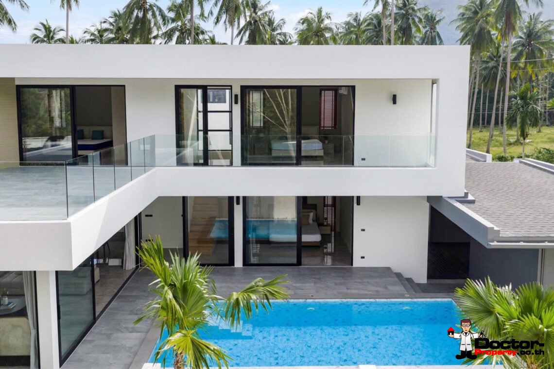 New Modern 3 Bedroom Pool Villa in Na Mueang, Koh Samui – For Sale