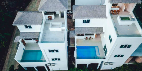 3 Bedroom Pool Villa with Partial Sea View in Lamai, Koh Samui – For Sale