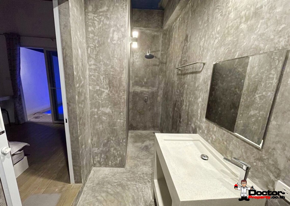 3 Bedroom Pool Villa with Partial Sea View in Lamai, Koh Samui – For Sale