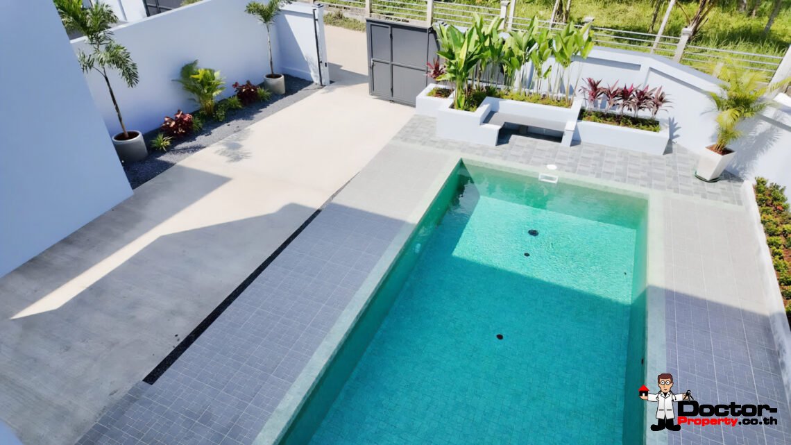 New 3 Bedroom Two-Storey Pool Villa with Mountain View in Ban Tai, Koh Samui