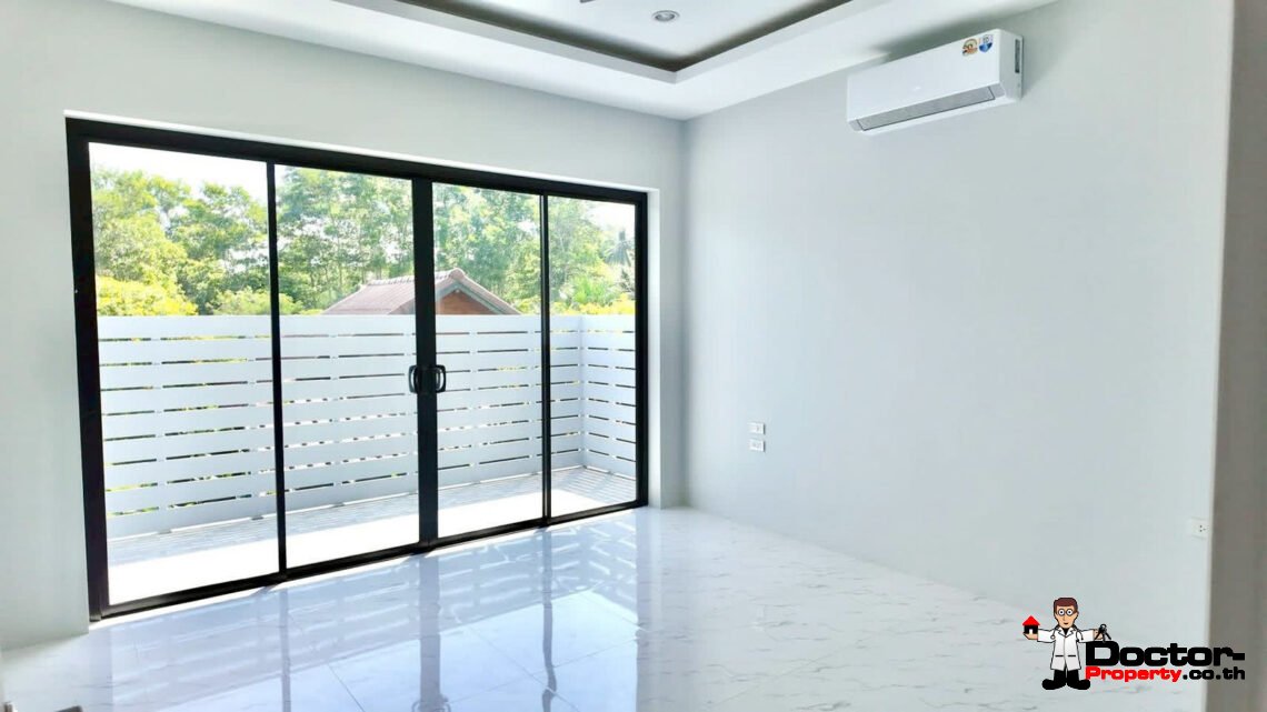 New 3 Bedroom Two-Storey Pool Villa with Mountain View in Ban Tai, Koh Samui