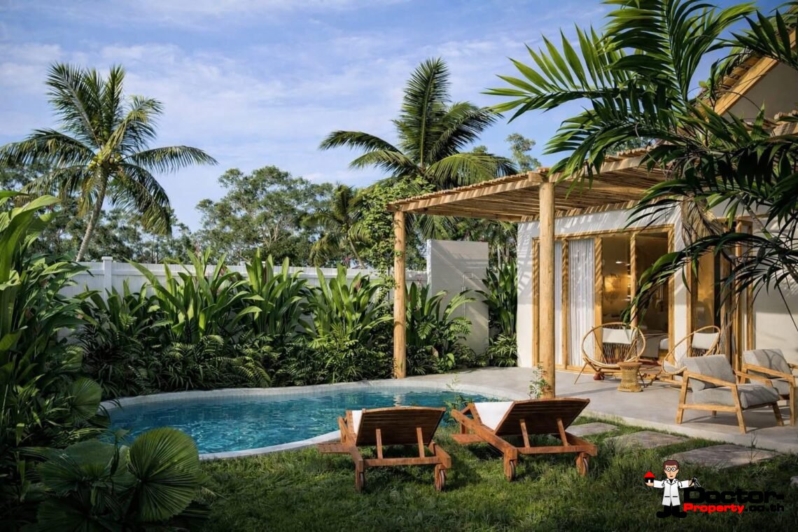 Tropical 1-2 Bedroom Pool Villa in Lamai, Koh Samui – For Sale