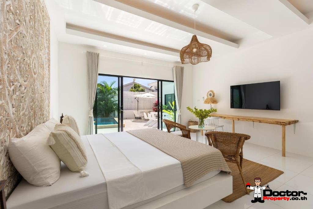 5 Bedroom Pool Villa with Boho Style in Chaweng, Koh Samui – For Sale
