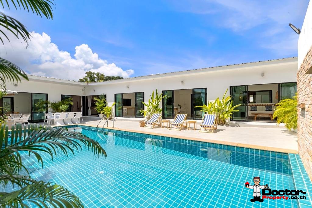 5 Bedroom Pool Villa with Boho Style in Chaweng, Koh Samui – For Sale
