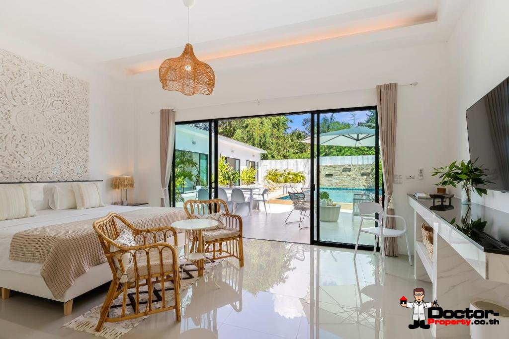 5 Bedroom Pool Villa with Boho Style in Chaweng, Koh Samui – For Sale