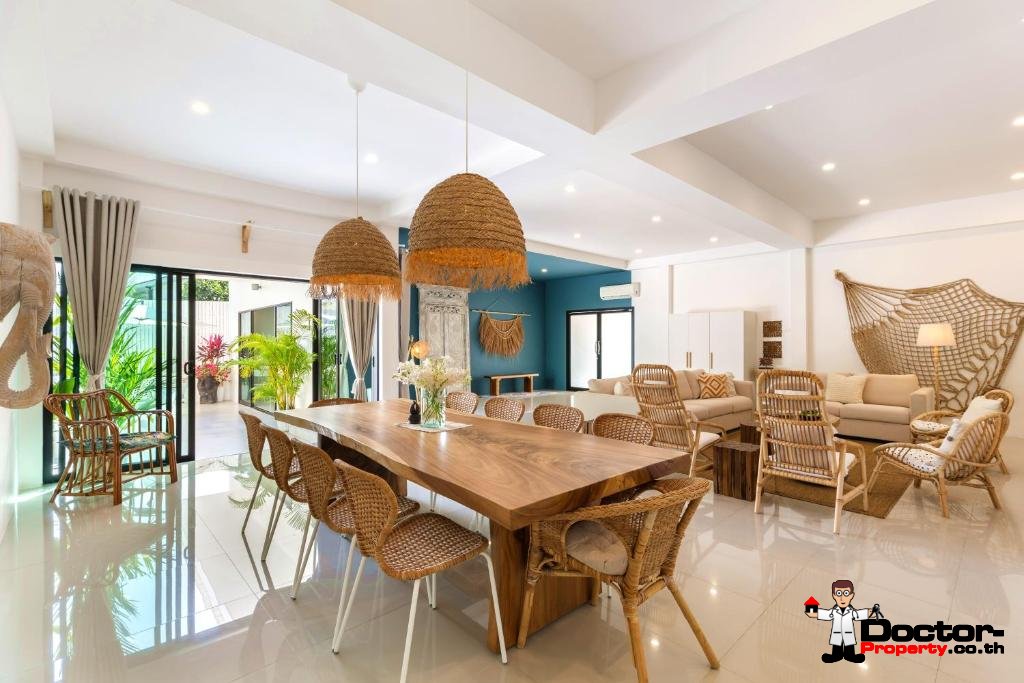 5 Bedroom Pool Villa with Boho Style in Chaweng, Koh Samui – For Sale