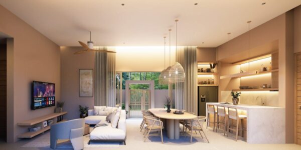 Modern 3 Bedroom Pool Villa in Plai Laem, Koh Samui – For Sale