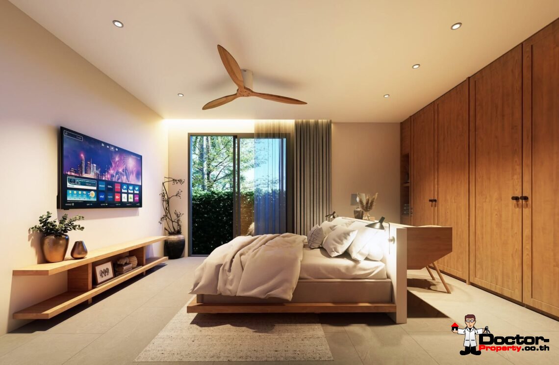 Modern 3 Bedroom Pool Villa in Plai Laem, Koh Samui – For Sale