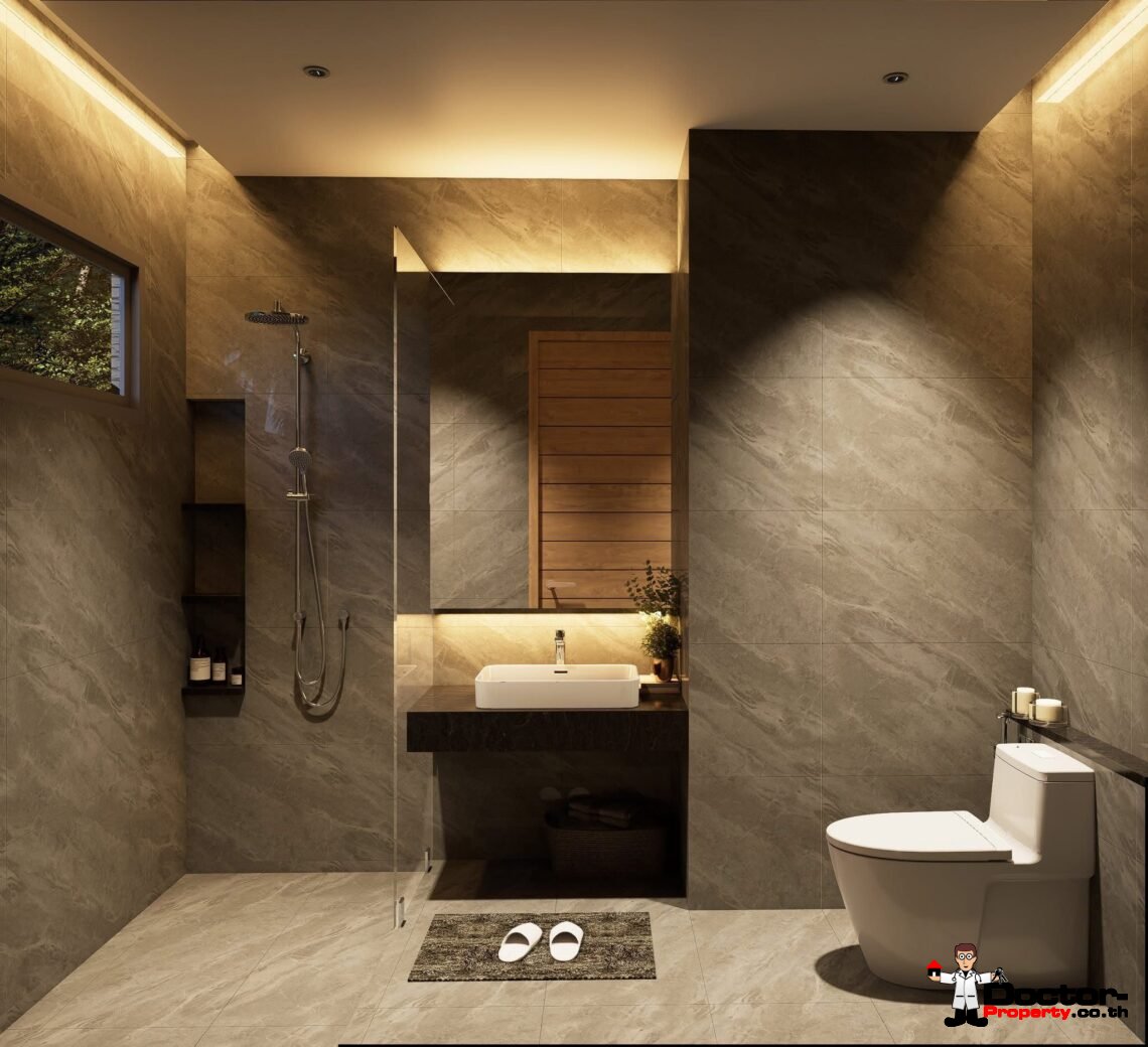 Modern 3 Bedroom Pool Villa in Plai Laem, Koh Samui – For Sale