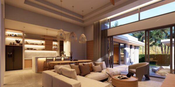 Modern 3 Bedroom Pool Villa in Plai Laem, Koh Samui – For Sale