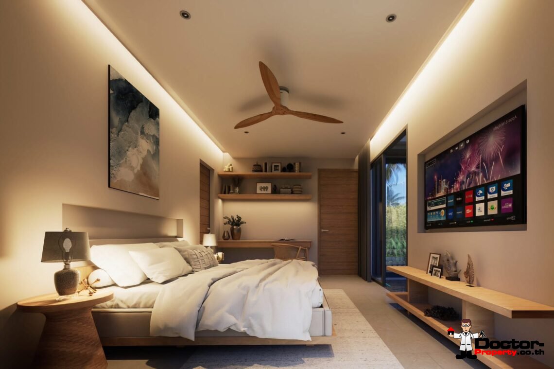 Modern 3 Bedroom Pool Villa in Plai Laem, Koh Samui – For Sale