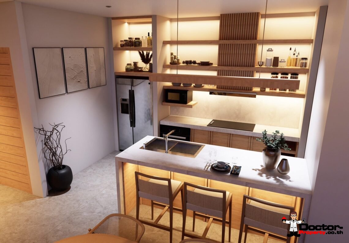 Modern 3 Bedroom Pool Villa in Plai Laem, Koh Samui – For Sale