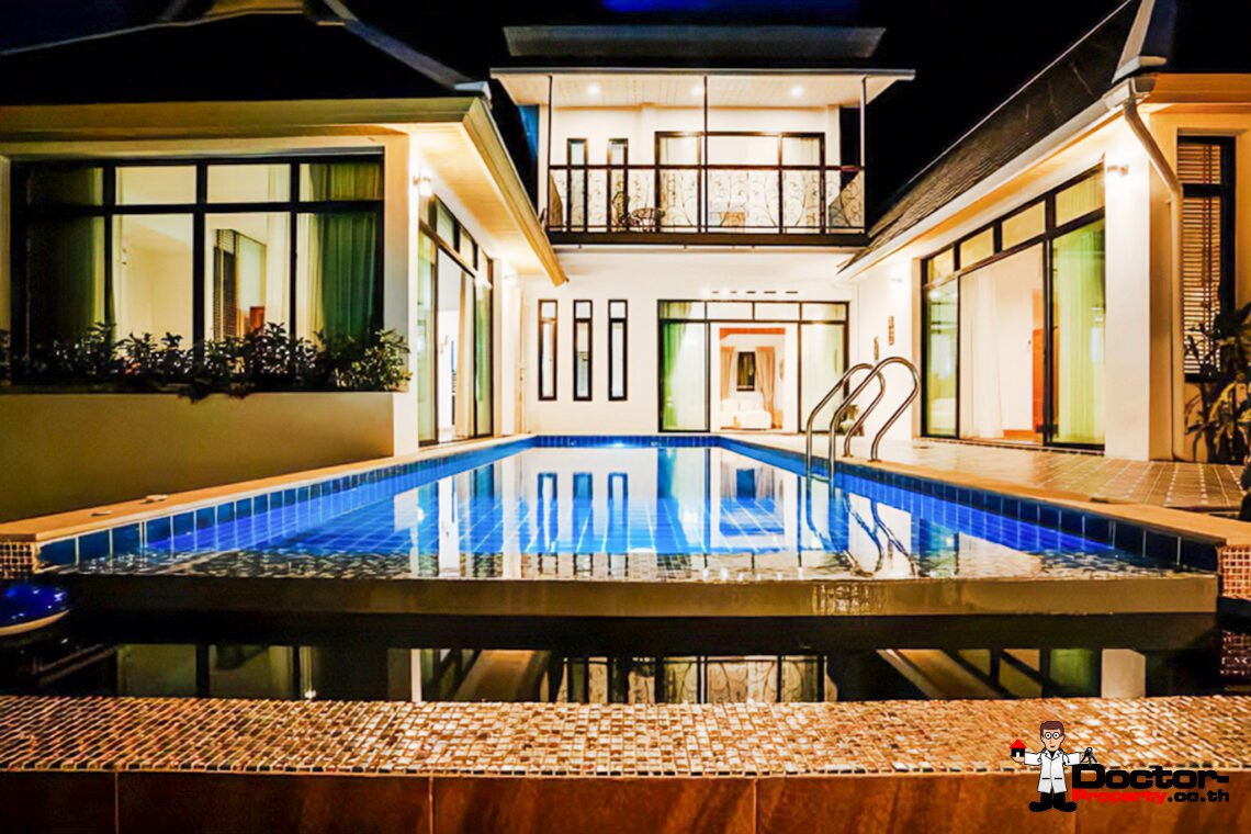 Traditional 4 Bedroom Pool Villa in Bo Phut, Koh Samui – For Sale