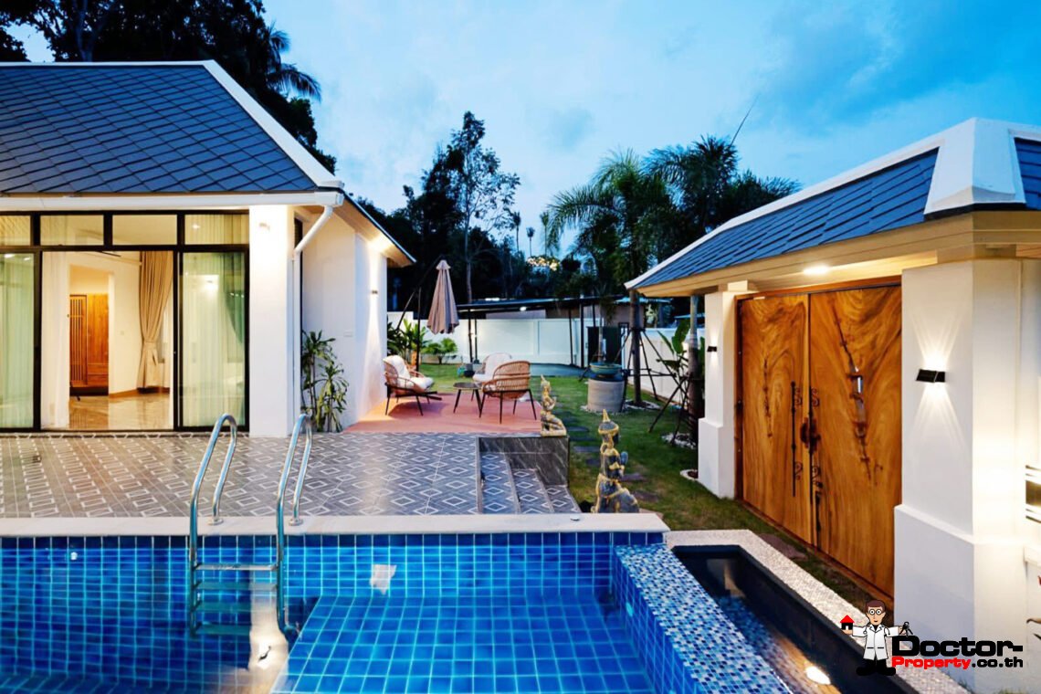 Traditional 4 Bedroom Pool Villa in Bo Phut, Koh Samui – For Sale