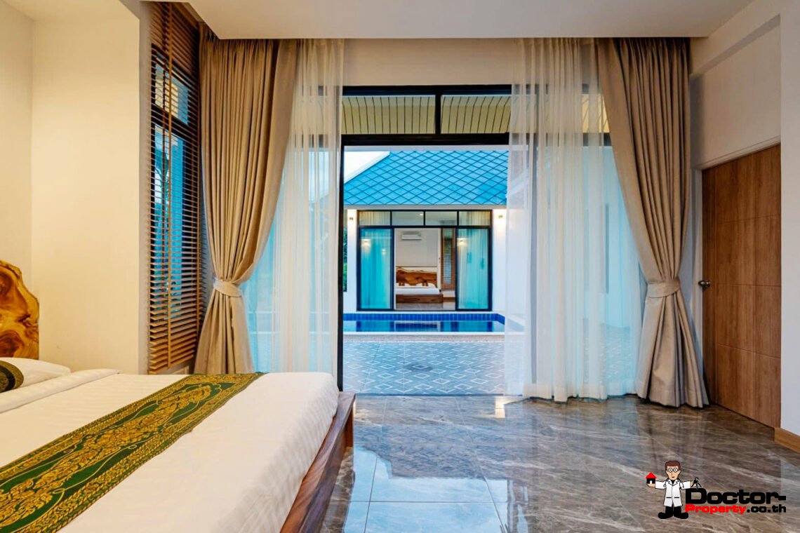 Traditional 4 Bedroom Pool Villa in Bo Phut, Koh Samui – For Sale