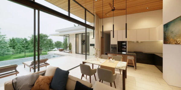 Modern 3 Bedroom Pool Villa in Plai Laem, Koh Samui – For Sale