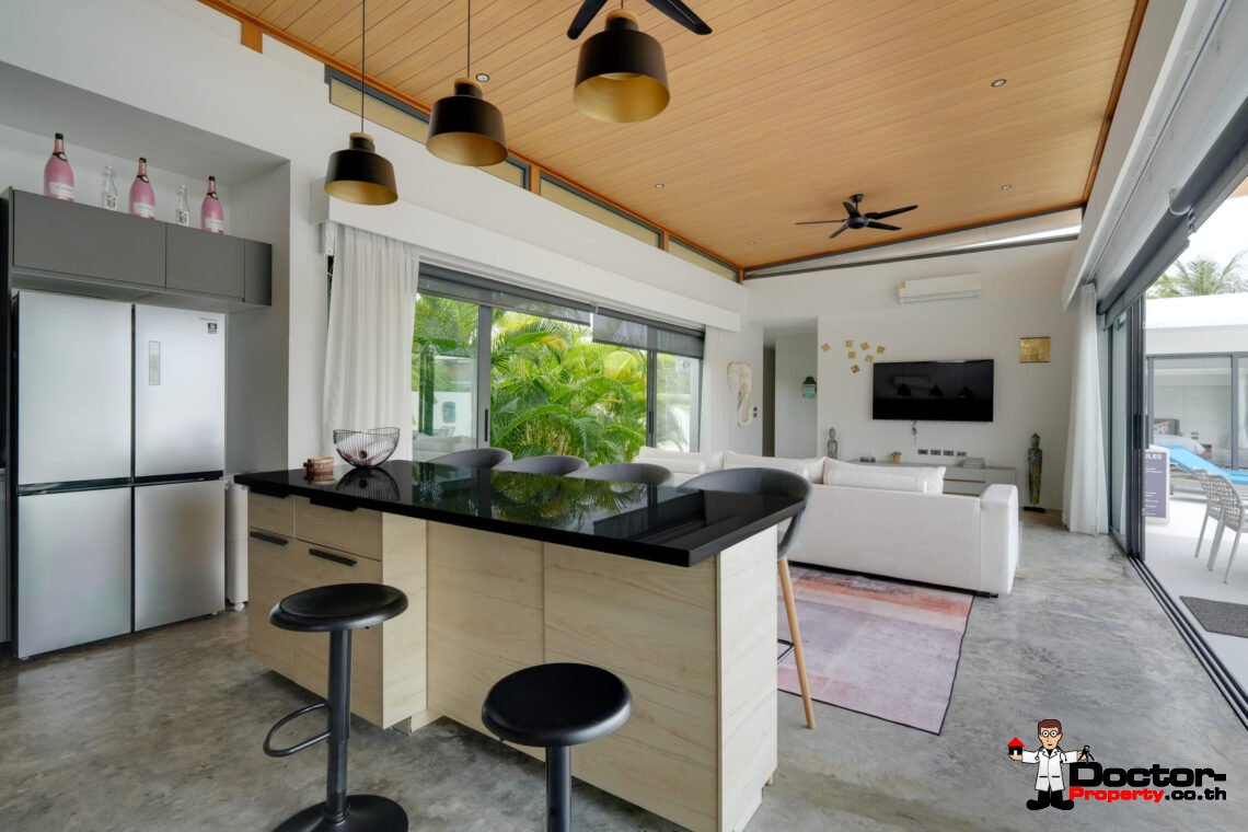 New 3 Bedroom Pool Villa in Bang Rak, Koh Samui – For Sale