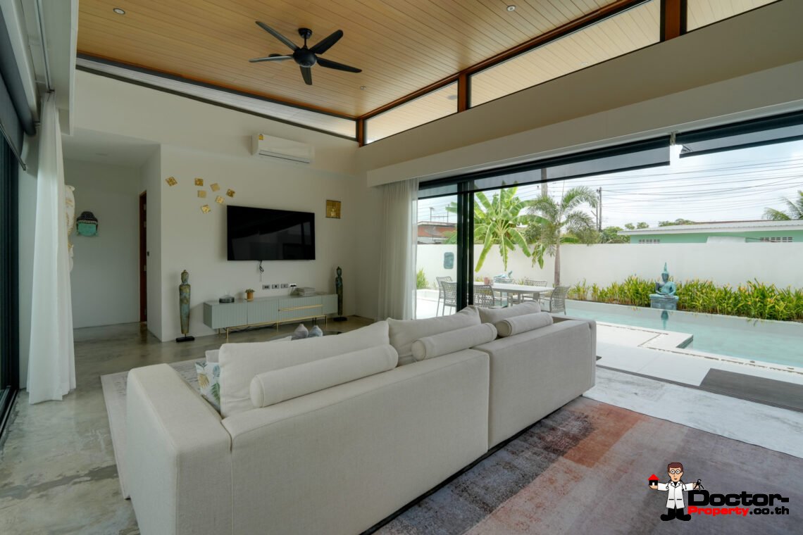 New 3 Bedroom Pool Villa in Bang Rak, Koh Samui – For Sale
