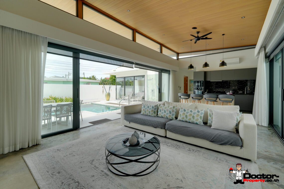 New 3 Bedroom Pool Villa in Bang Rak, Koh Samui – For Sale