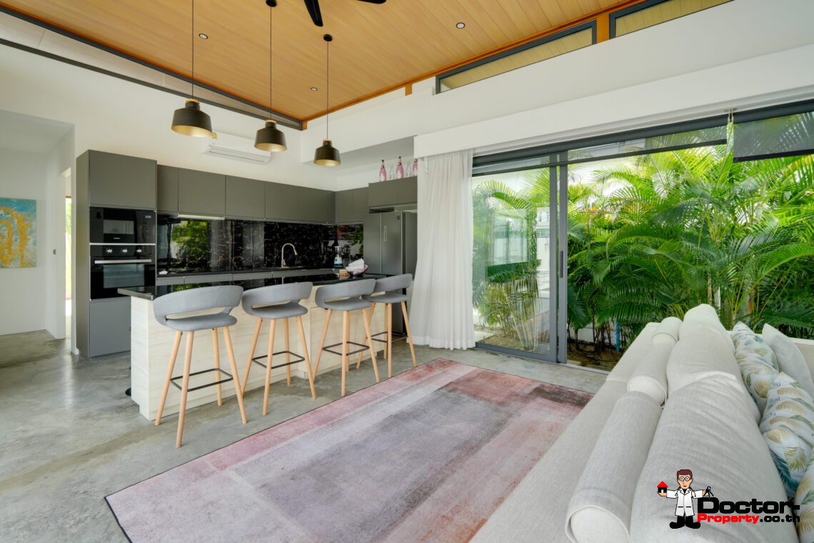 New 3 Bedroom Pool Villa in Bang Rak, Koh Samui – For Sale