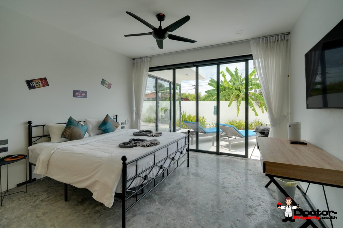 New 3 Bedroom Pool Villa in Bang Rak, Koh Samui – For Sale
