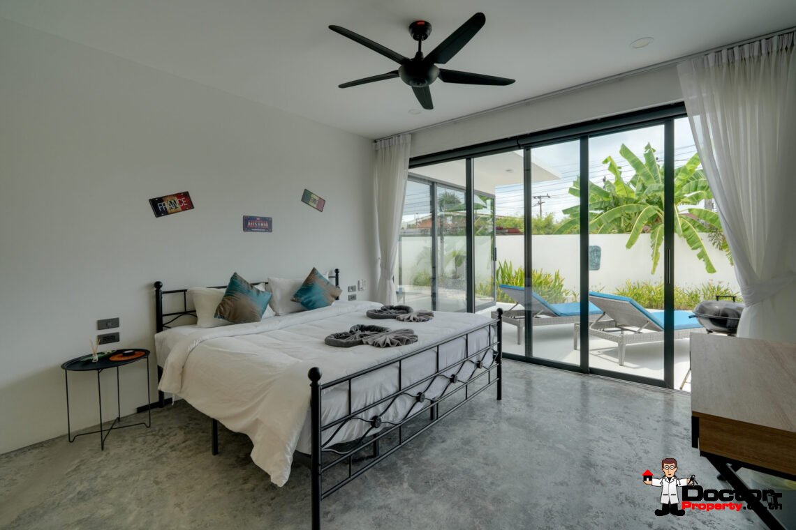 New 3 Bedroom Pool Villa in Bang Rak, Koh Samui – For Sale