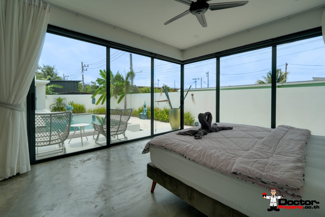 New 3 Bedroom Pool Villa in Bang Rak, Koh Samui – For Sale