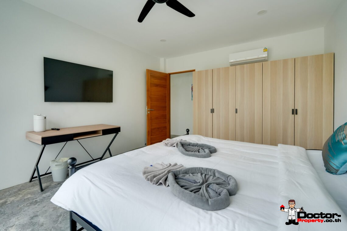 New 3 Bedroom Pool Villa in Bang Rak, Koh Samui – For Sale