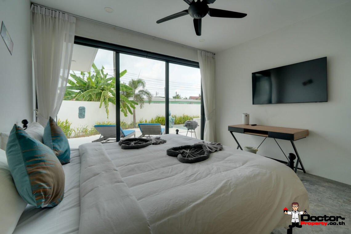 New 3 Bedroom Pool Villa in Bang Rak, Koh Samui – For Sale