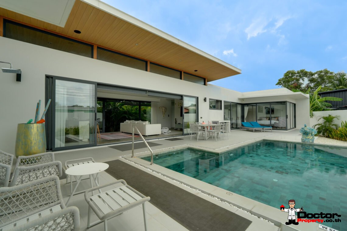 New 3 Bedroom Pool Villa in Bang Rak, Koh Samui – For Sale