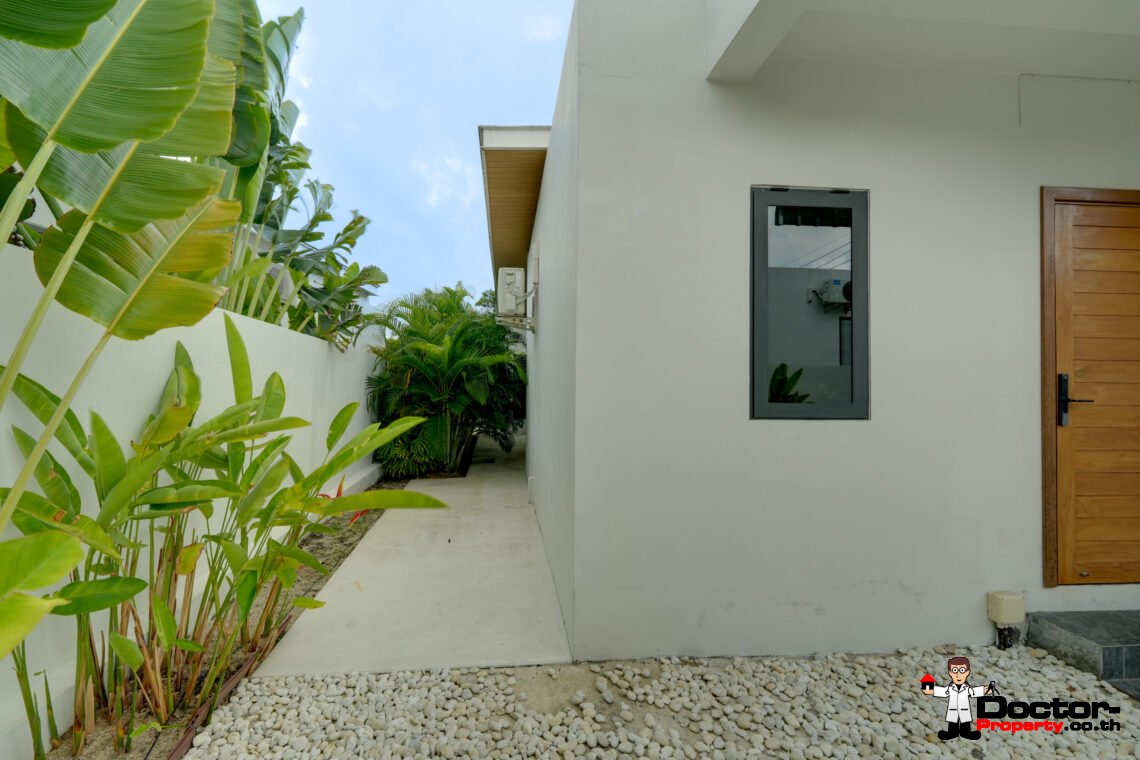 New 3 Bedroom Pool Villa in Bang Rak, Koh Samui – For Sale
