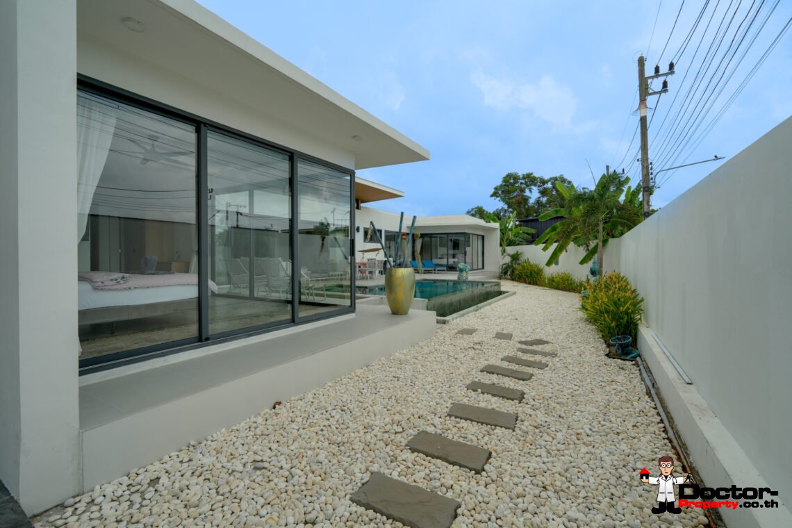 New 3 Bedroom Pool Villa in Bang Rak, Koh Samui – For Sale