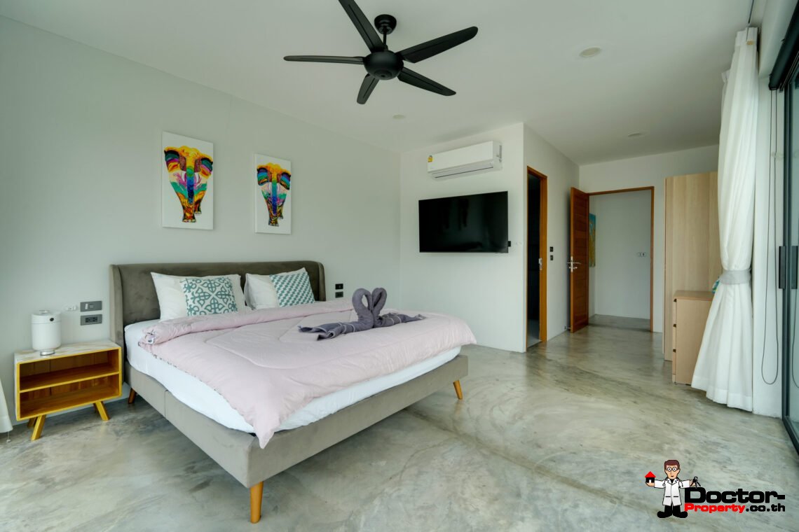 New 3 Bedroom Pool Villa in Bang Rak, Koh Samui – For Sale