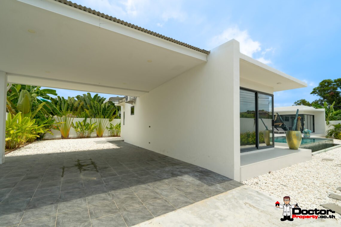 New 3 Bedroom Pool Villa in Bang Rak, Koh Samui – For Sale